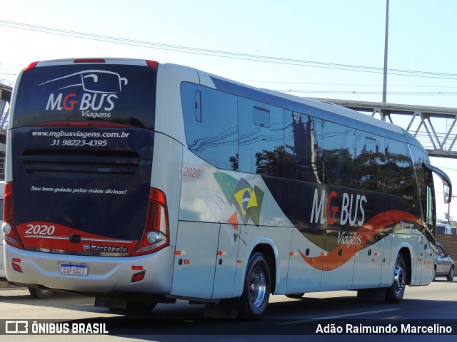 MG Bus Viagens 2020 na cidade de Belo Horizonte, Minas Gerais, Brasil, por Adão Raimundo Marcelino. ID da foto: 8141907.