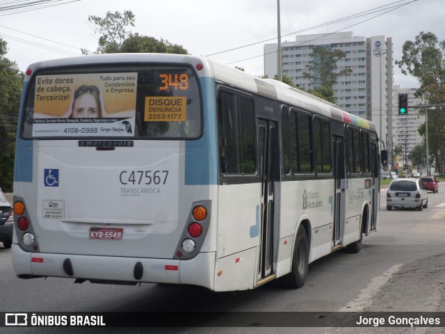 Viação Redentor C47567 na cidade de Rio de Janeiro, Rio de Janeiro, Brasil, por Jorge Gonçalves. ID da foto: 8141050.