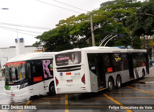 Metra - Sistema Metropolitano de Transporte 5436 na cidade de Diadema, São Paulo, Brasil, por Felipe Goncalves do Vale. ID da foto: 8139513.