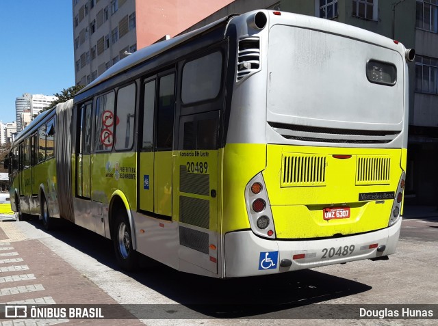 SM Transportes 20489 na cidade de Belo Horizonte, Minas Gerais, Brasil, por Douglas Hunas. ID da foto: 8141456.