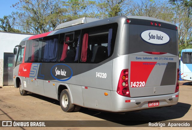 Viação São Luiz 14320 na cidade de Conselheiro Lafaiete, Minas Gerais, Brasil, por Rodrigo  Aparecido. Número da foto: #8139894.