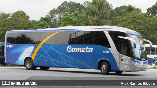 Viação Cometa 18528 na cidade de Taubaté, São Paulo, Brasil, por Alex Ramos Ribeiro. ID da foto: 8141856.