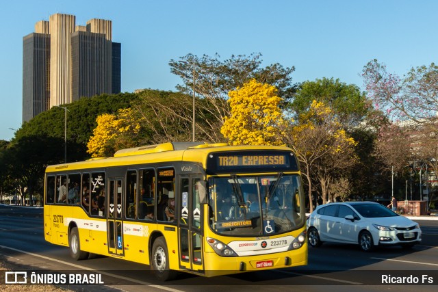 Viação Pioneira 223778 na cidade de Brasília, Distrito Federal, Brasil, por Ricardo Fs. ID da foto: 8140560.