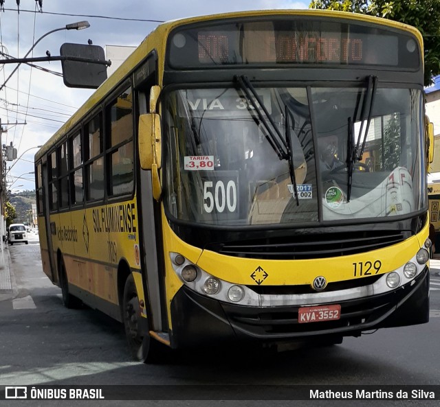 Viação Sul Fluminense 1129 na cidade de Volta Redonda, Rio de Janeiro, Brasil, por Matheus Martins da Silva. ID da foto: 8139420.