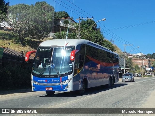 Viação Riodoce 61859 na cidade de Teófilo Otoni, Minas Gerais, Brasil, por Marcelo Henrique. ID da foto: 8140238.