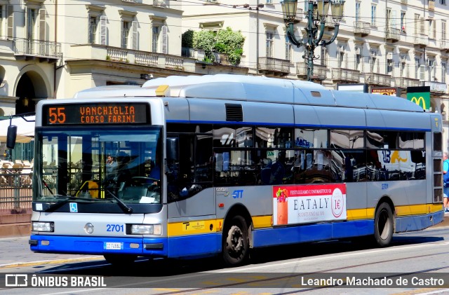 Gruppo Torinese Trasporti - GTT 2701 na cidade de Turin, Turin, Piedmont, Itália, por Leandro Machado de Castro. Número da foto: #8145367.