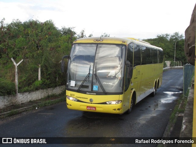 Viação Itapemirim 8819 na cidade de Aracaju, Sergipe, Brasil, por Rafael Rodrigues Forencio. ID da foto: 8142406.