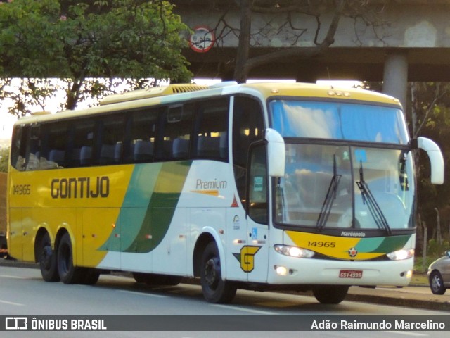 Empresa Gontijo de Transportes 14965 na cidade de Belo Horizonte, Minas Gerais, Brasil, por Adão Raimundo Marcelino. Número da foto: #8145296.