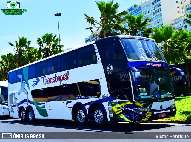 Transbrasil Turismo 6000 na cidade de Rio de Janeiro, Rio de Janeiro, Brasil, por Victor Henrique. ID da foto: 8144727.