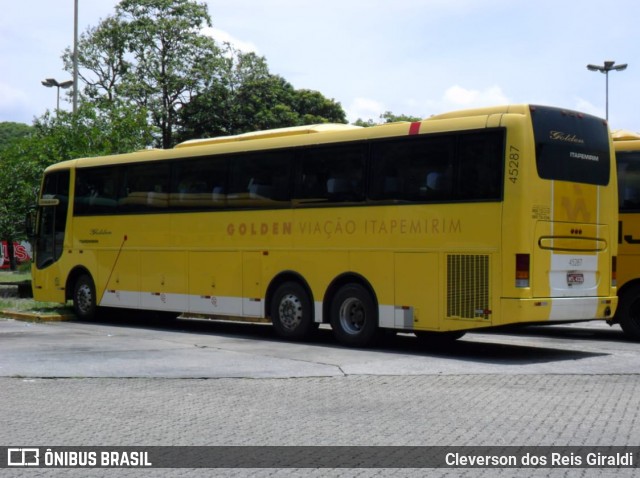 Viação Itapemirim 45287 na cidade de São Paulo, São Paulo, Brasil, por Cleverson dos Reis Giraldi. ID da foto: 8144935.