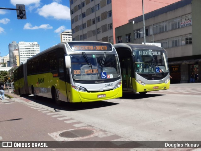 SM Transportes 20617 na cidade de Belo Horizonte, Minas Gerais, Brasil, por Douglas Hunas. Número da foto: #8143432.