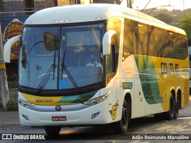 Empresa Gontijo de Transportes 18090 na cidade de Belo Horizonte, Minas Gerais, Brasil, por Adão Raimundo Marcelino. Número da foto: #8145328.