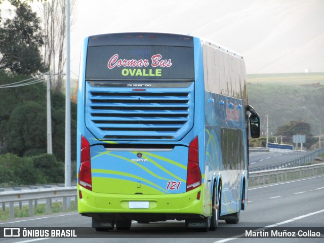 Cormar Bus 121 na cidade de Los Vilos, Choapa, Coquimbo, Chile, por Martín Muñoz Collao. Número da foto: #8142800.