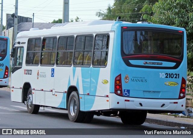 Vega Manaus Transporte 1021021 na cidade de Belém, Pará, Brasil, por Yuri Ferreira Marinho. ID da foto: 8142784.