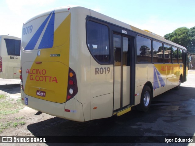 Empresa Alcino G. Cotta R019 na cidade de Matozinhos, Minas Gerais, Brasil, por Igor Eduardo. Número da foto: #8143280.