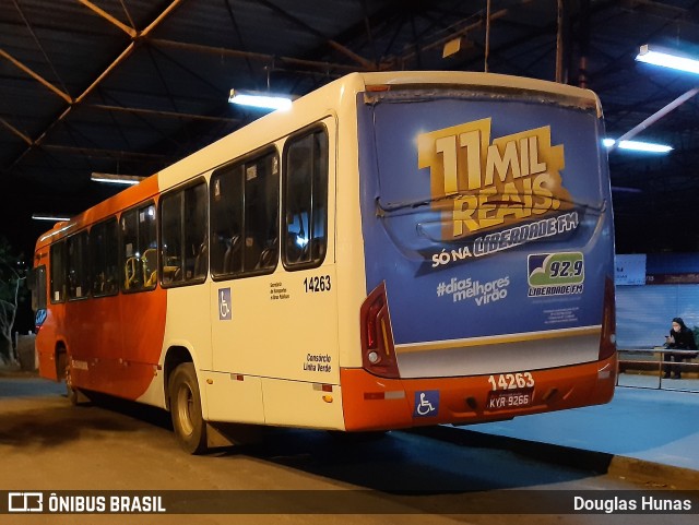 Expresso Unir 14263 na cidade de Pedro Leopoldo, Minas Gerais, Brasil, por Douglas Hunas. Número da foto: #8143424.