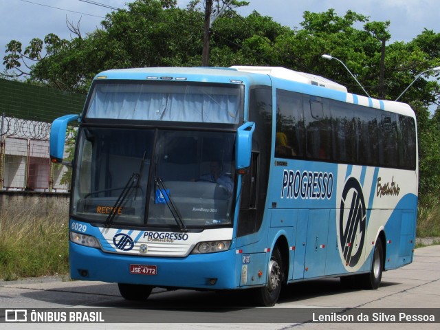 Auto Viação Progresso 6029 na cidade de Recife, Pernambuco, Brasil, por Lenilson da Silva Pessoa. Número da foto: #8144501.