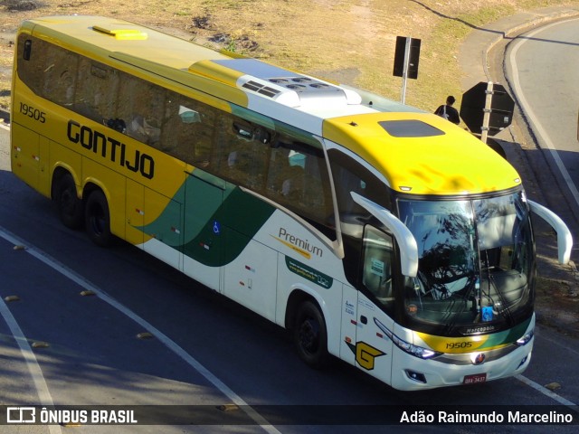 Empresa Gontijo de Transportes 19505 na cidade de Belo Horizonte, Minas Gerais, Brasil, por Adão Raimundo Marcelino. ID da foto: 8145230.