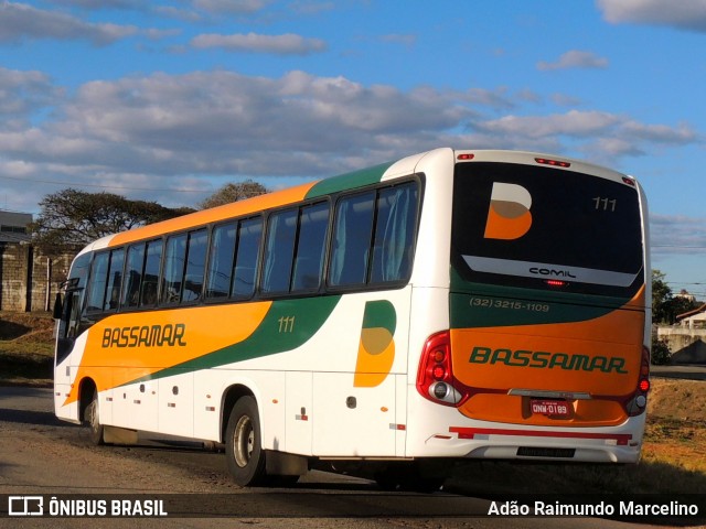 Viação Bassamar 111 na cidade de Belo Horizonte, Minas Gerais, Brasil, por Adão Raimundo Marcelino. ID da foto: 8146972.