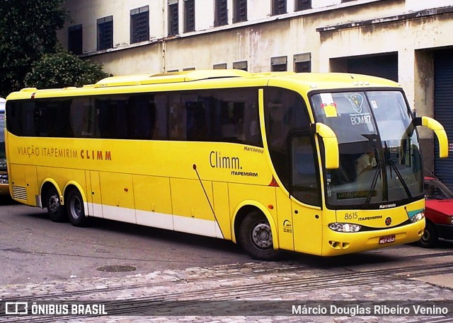 Viação Itapemirim 8615 na cidade de Rio de Janeiro, Rio de Janeiro, Brasil, por Márcio Douglas Ribeiro Venino. ID da foto: 8147099.