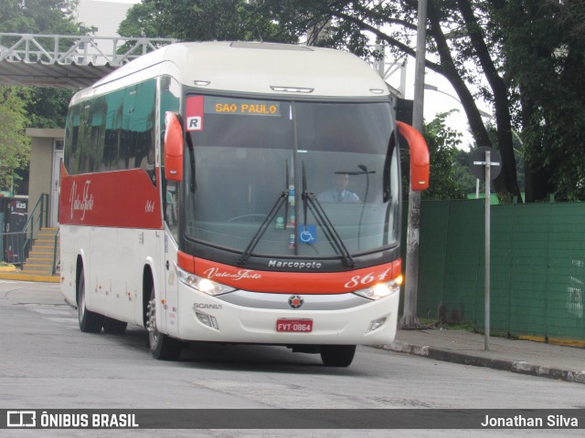 Viação Vale do Tietê 864 na cidade de São Paulo, São Paulo, Brasil, por Jonathan Silva. ID da foto: 8145482.