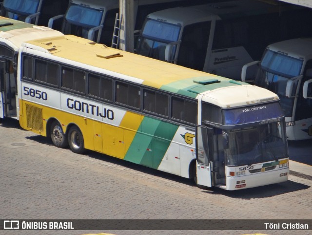 Empresa Gontijo de Transportes 5850 na cidade de Belo Horizonte, Minas Gerais, Brasil, por Tôni Cristian. ID da foto: 8146173.