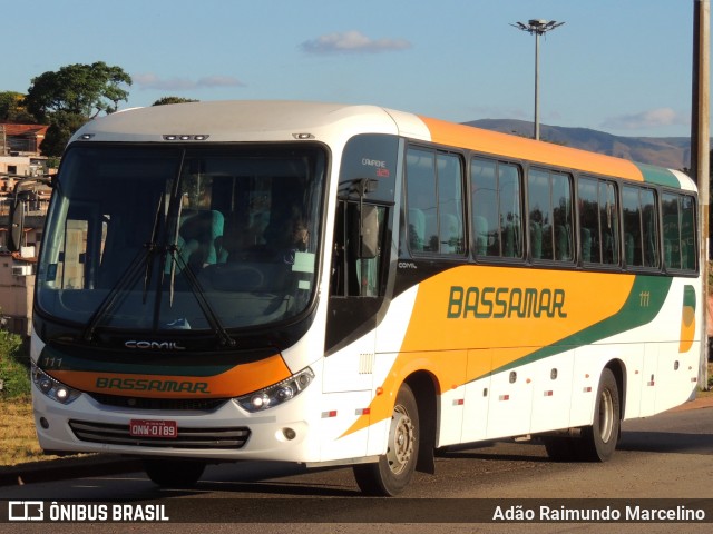 Viação Bassamar 111 na cidade de Belo Horizonte, Minas Gerais, Brasil, por Adão Raimundo Marcelino. ID da foto: 8146959.