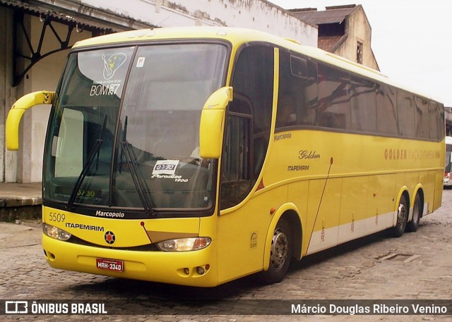 Viação Itapemirim 5509 na cidade de Rio de Janeiro, Rio de Janeiro, Brasil, por Márcio Douglas Ribeiro Venino. ID da foto: 8147006.