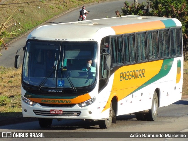 Viação Bassamar 181 na cidade de Belo Horizonte, Minas Gerais, Brasil, por Adão Raimundo Marcelino. ID da foto: 8146922.