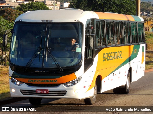 Viação Bassamar 101 na cidade de Belo Horizonte, Minas Gerais, Brasil, por Adão Raimundo Marcelino. ID da foto: 8146978.