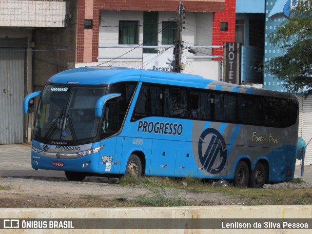 Auto Viação Progresso 6095 na cidade de Caruaru, Pernambuco, Brasil, por Lenilson da Silva Pessoa. Número da foto: #8145678.