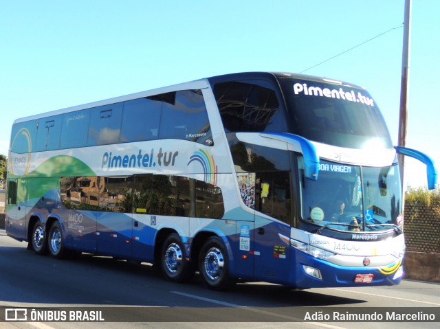 Pimentel Turismo 14400 na cidade de Belo Horizonte, Minas Gerais, Brasil, por Adão Raimundo Marcelino. ID da foto: 8146905.