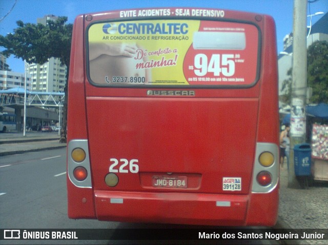 BTM - Bahia Transportes Metropolitanos 226 na cidade de Salvador, Bahia, Brasil, por Mario dos Santos Nogueira Junior. ID da foto: 8069613.