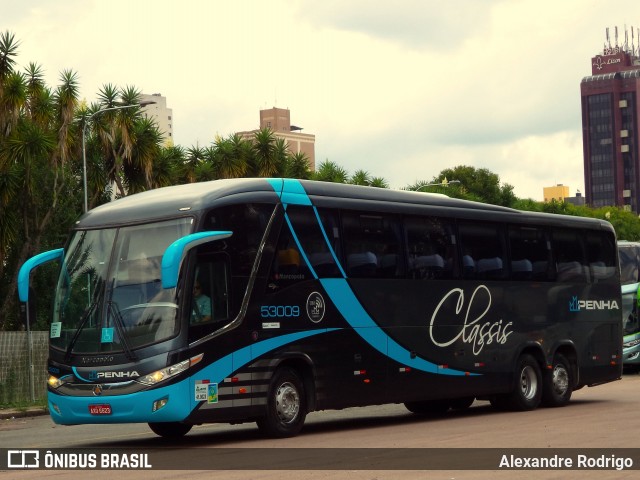 Empresa de Ônibus Nossa Senhora da Penha 53009 na cidade de Curitiba, Paraná, Brasil, por Alexandre Rodrigo. ID da foto: 8070188.