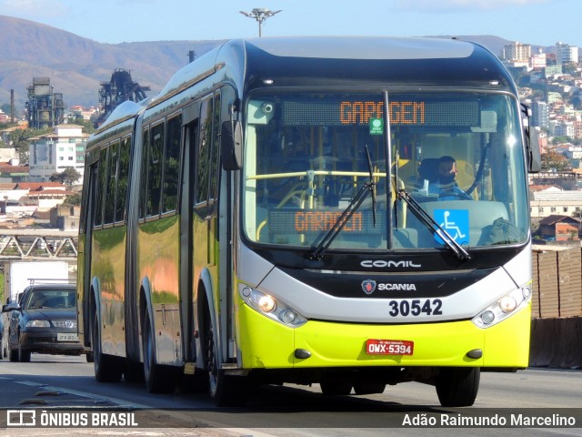 Bettania Ônibus 30542 na cidade de Belo Horizonte, Minas Gerais, Brasil, por Adão Raimundo Marcelino. ID da foto: 8072286.