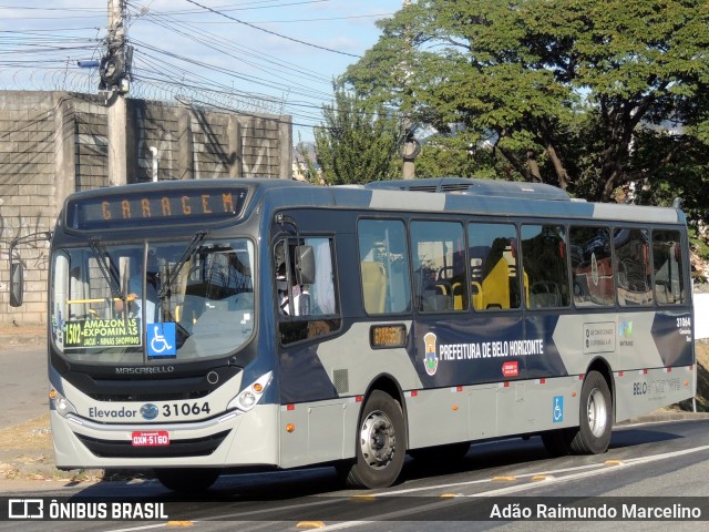 Viação Zurick 31064 na cidade de Belo Horizonte, Minas Gerais, Brasil, por Adão Raimundo Marcelino. ID da foto: 8072328.