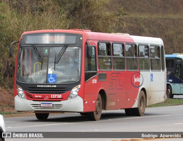 Viação São Luiz 15750 na cidade de Congonhas, Minas Gerais, Brasil, por Rodrigo  Aparecido. Número da foto: #8070972.
