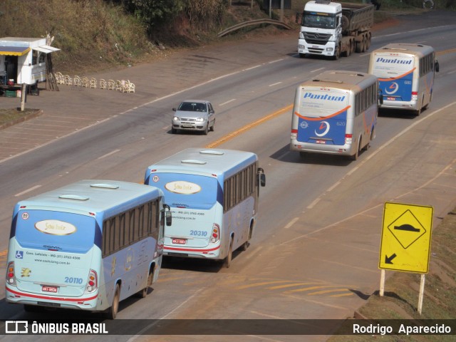 Viação São Luiz 20110 na cidade de Congonhas, Minas Gerais, Brasil, por Rodrigo  Aparecido. Número da foto: #8070963.