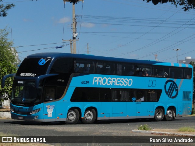 Auto Viação Progresso 6039 na cidade de Teresina, Piauí, Brasil, por Ruan Silva Andrade. Número da foto: #8070414.