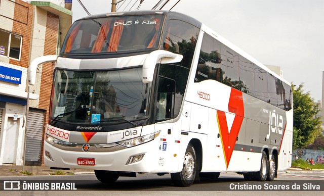 Viação Jóia > Expresso Jóia 46000 na cidade de São Paulo, São Paulo, Brasil, por Cristiano Soares da Silva. ID da foto: 8070180.