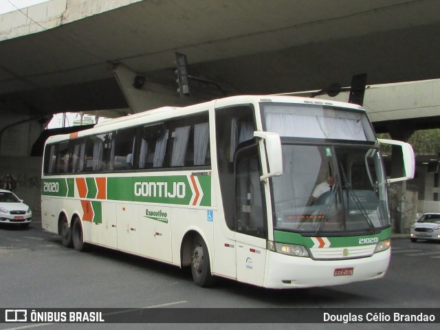 Empresa Gontijo de Transportes 21020 na cidade de Belo Horizonte, Minas Gerais, Brasil, por Douglas Célio Brandao. Número da foto: #8070292.