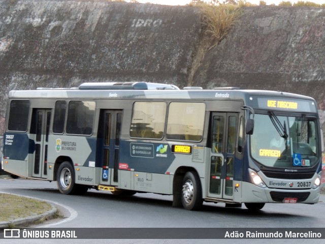 Viação Jardins 20837 na cidade de Belo Horizonte, Minas Gerais, Brasil, por Adão Raimundo Marcelino. Número da foto: #8072530.