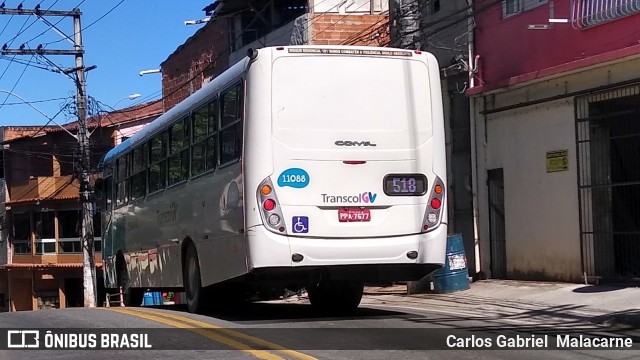 Metropolitana Transportes e Serviços 11088 na cidade de Vitória, Espírito Santo, Brasil, por Carlos Gabriel  Malacarne. Número da foto: #8069830.