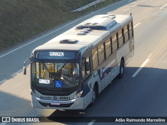 Viação Anchieta 40861 na cidade de Belo Horizonte, Minas Gerais, Brasil, por Adão Raimundo Marcelino. ID da foto: 8072490.