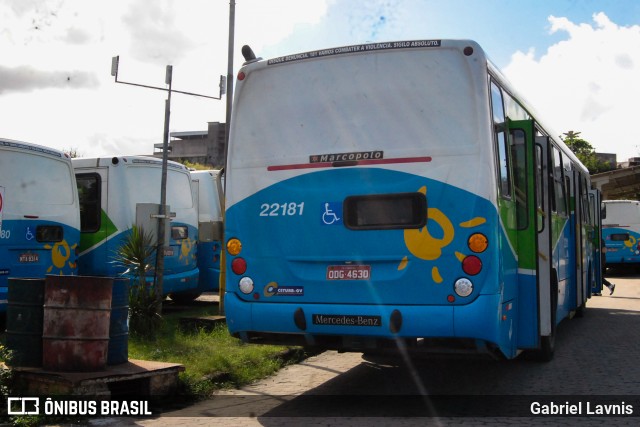 Nova Transporte 22181 na cidade de Cariacica, Espírito Santo, Brasil, por Gabriel Lavnis. ID da foto: 8071592.