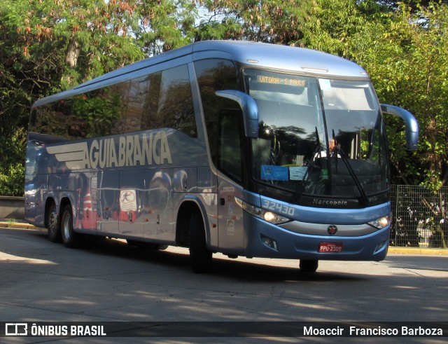 Viação Águia Branca 32430 na cidade de São Paulo, São Paulo, Brasil, por Moaccir  Francisco Barboza. Número da foto: #8149163.