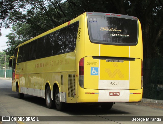 Viação Itapemirim 45601 na cidade de São Paulo, São Paulo, Brasil, por George Miranda. ID da foto: 8148732.