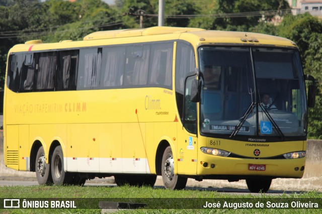 Viação Itapemirim 8611 na cidade de Itatiaia, Rio de Janeiro, Brasil, por José Augusto de Souza Oliveira. ID da foto: 8148825.