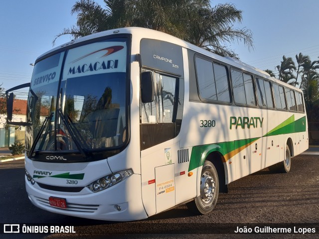 Viação Paraty 3280 na cidade de Dois Córregos, São Paulo, Brasil, por João Guilherme Lopes. Número da foto: #8151665.