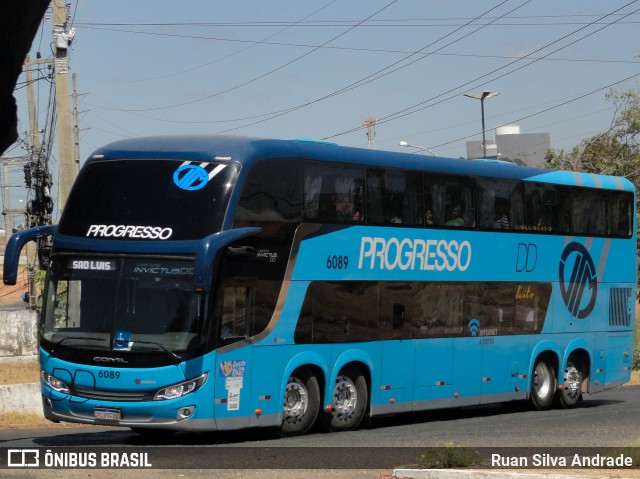 Auto Viação Progresso 6089 na cidade de Teresina, Piauí, Brasil, por Ruan Silva Andrade. Número da foto: #8151873.
